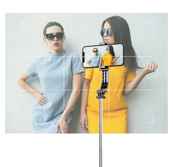 SelfieShow Portable 44-inch Selfie Stick with Wireless Remote, Extendable Smartphone Tripod Stand, 360-Degree Rotation, Compatible with iPhone 13/12/11 Pro/Xs Max/Xr/X/8/7/6 Plus, Android Samsung Phones, Ideal for Christmas, Halloween, Birthday Gifts, Pho - Image 19