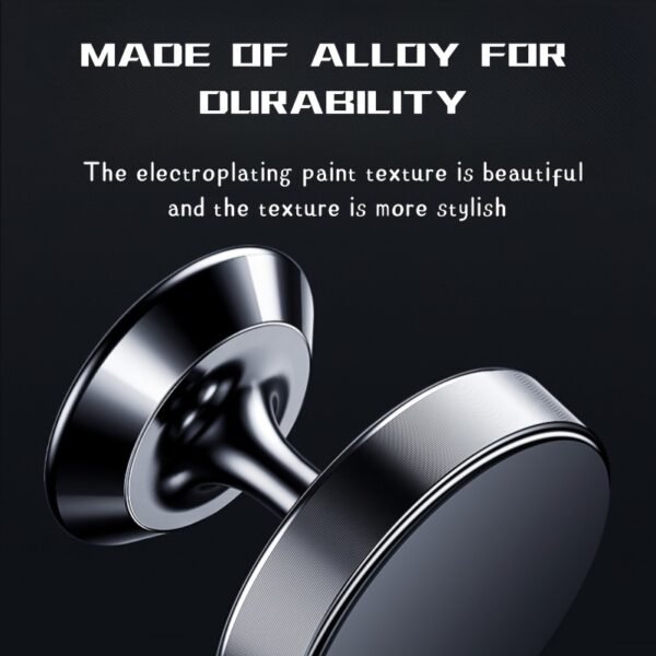 Universal Aluminum Alloy Car Phone Holder, 360 Degree Rotation, Strong Magnetic Mount, Durable Auto Dashboard Accessory - Image 18