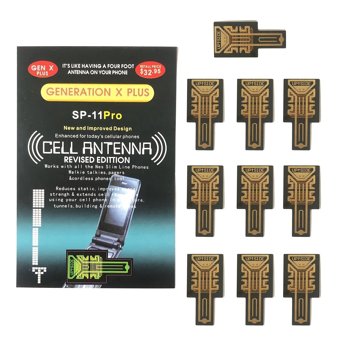 Mobile Phone Signal Sticker Download Speed Enhancement Sticker Carbon Ink PVC Line, Network Signal Auxiliary Enhancement Sticker, Easy to Install No Battery 1/3/6/10pcs - Image 9