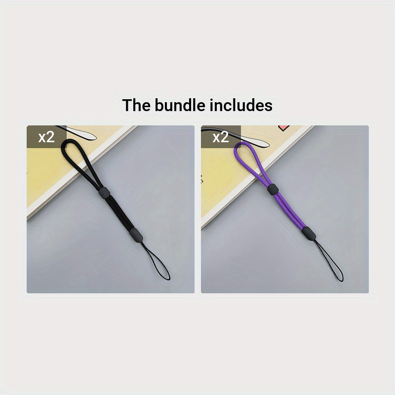 Solid Color Short Mobile Phone Lanyard, Adjustable Lanyard, Water Cup, Flashlight Pendant, Accessories, Thick Wrist Rope, Anti-lost Lanyard - Image 16