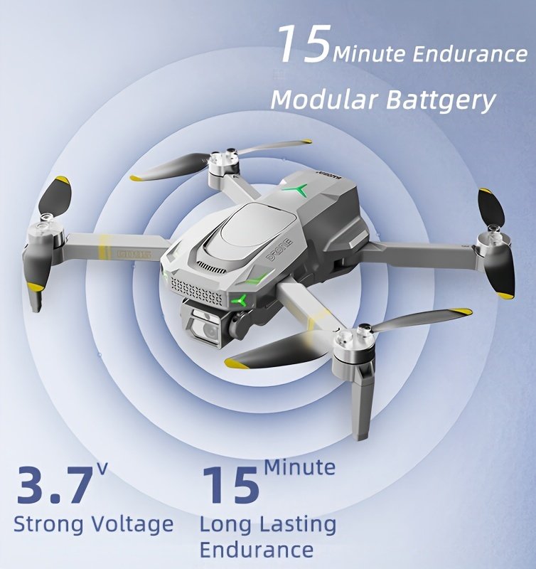 GD95 Brushless Motor Drone with Dual HD Cameras - Anti-Shake ESC, 360° Obstacle Avoidance, Hover Function, 120° Wide Angle Lens, 2.4GHz Signal, 100m Remote Control, 2000mAh Battery - Includes Spare Propeller, Storage Bag & Protective Cover - Image 19