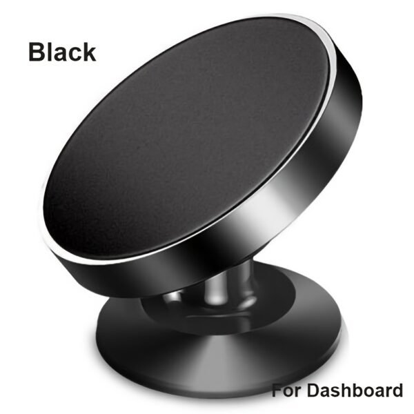 Universal Aluminum Alloy Car Phone Holder, 360 Degree Rotation, Strong Magnetic Mount, Durable Auto Dashboard Accessory - Image 6