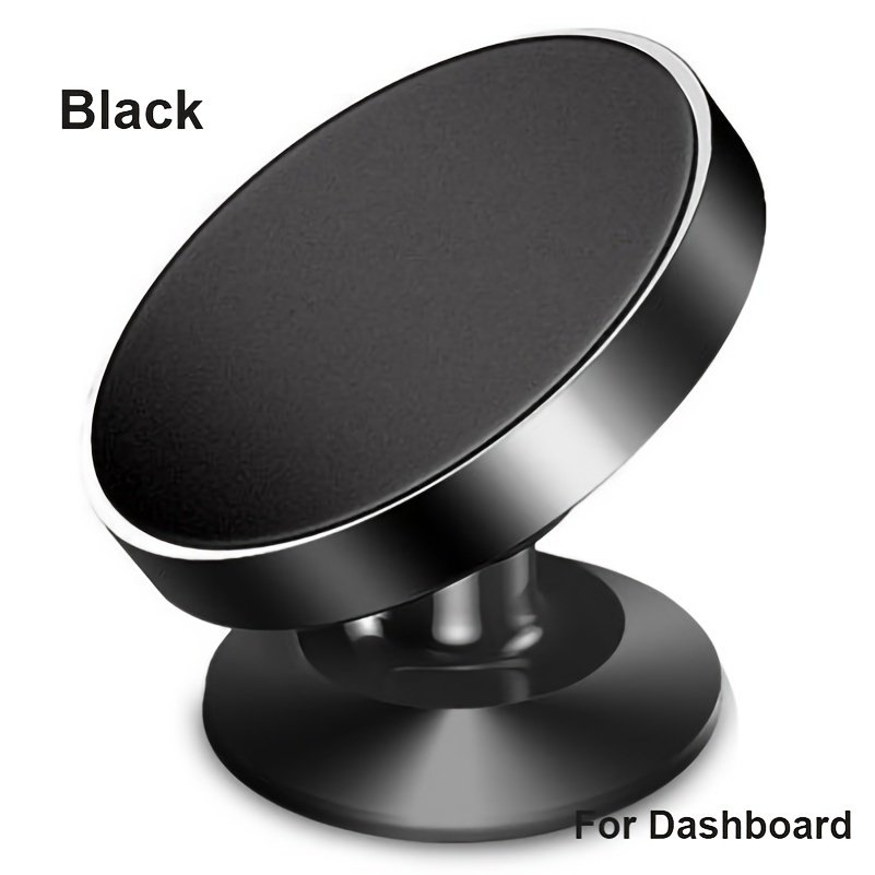 Universal Aluminum Alloy Car Phone Holder, 360 Degree Rotation, Strong Magnetic Mount, Durable Auto Dashboard Accessory - Image 6