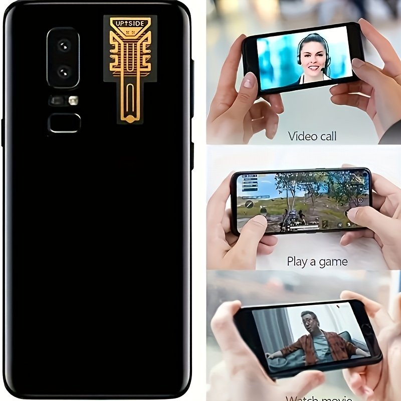 Mobile Phone Signal Sticker Download Speed Enhancement Sticker Carbon Ink PVC Line, Network Signal Auxiliary Enhancement Sticker, Easy to Install No Battery 1/3/6/10pcs - Image 5