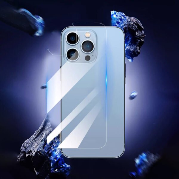 2-Pack Tempered Glass Screen Protector and Back Cover for Apple iPhone Series, HD Clear, Scratch-Resistant, Easy Installation Kit Included - Image 7