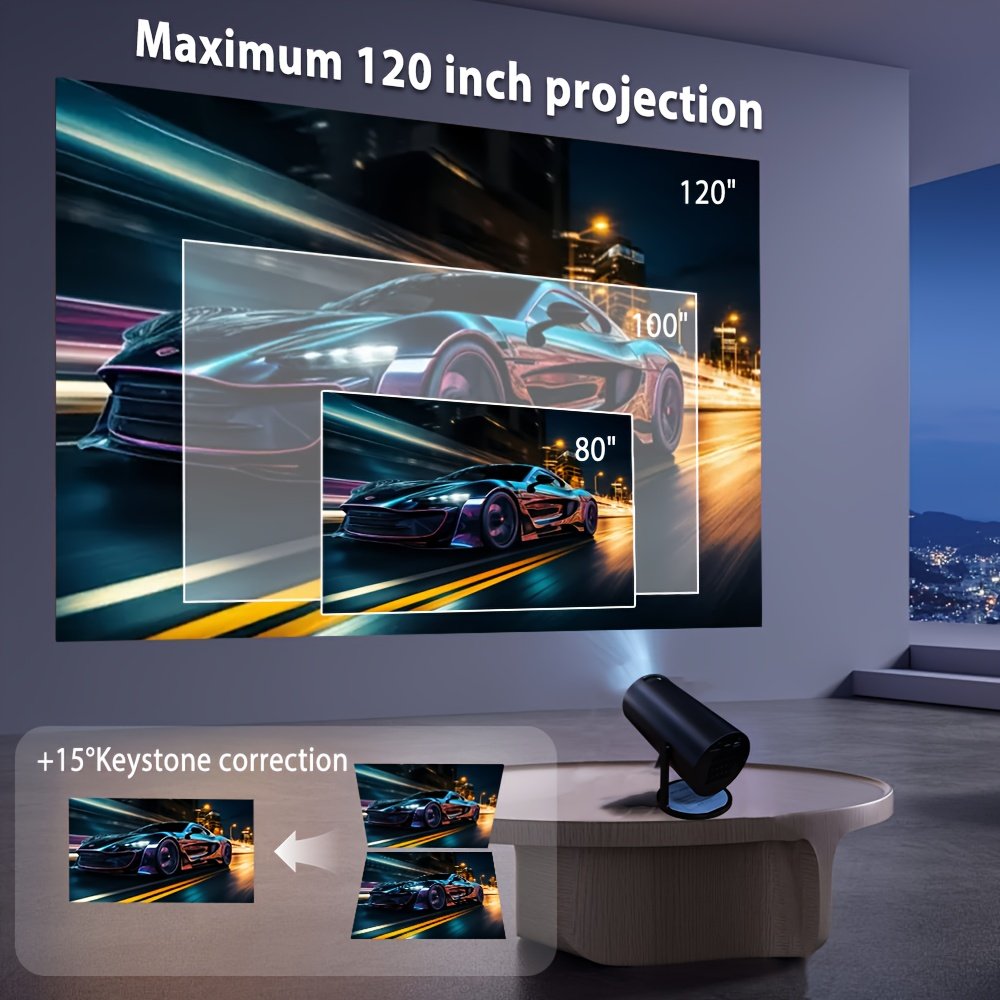 Y300 Compact 720P Mini Projector - USB Powered, Portable & Compatible with iOS/Android Smartphones, Supports Power Banks for On-the-Go Movie Night, Sleek Design, Perfect Christmas Gift, Carry, Immediate Upgrade, Professional Visual Experience - Image 12