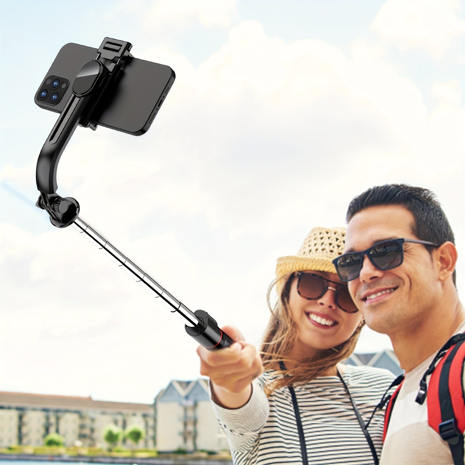 SelfieShow Portable 44-inch Selfie Stick with Wireless Remote, Extendable Smartphone Tripod Stand, 360-Degree Rotation, Compatible with iPhone 13/12/11 Pro/Xs Max/Xr/X/8/7/6 Plus, Android Samsung Phones, Ideal for Christmas, Halloween, Birthday Gifts, Pho - Image 8