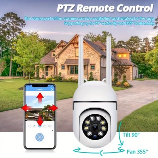 HD 1080P Wireless Network Camera - Wall-Mounted, Night Vision, App Control, Audio And Motion Alerts, Color Display, USB Powered, 355° Horizontal And 90° Vertical Pan-Tilt, Indoor Home Security, with Two-Way Audio And AI Detection. - Image 14