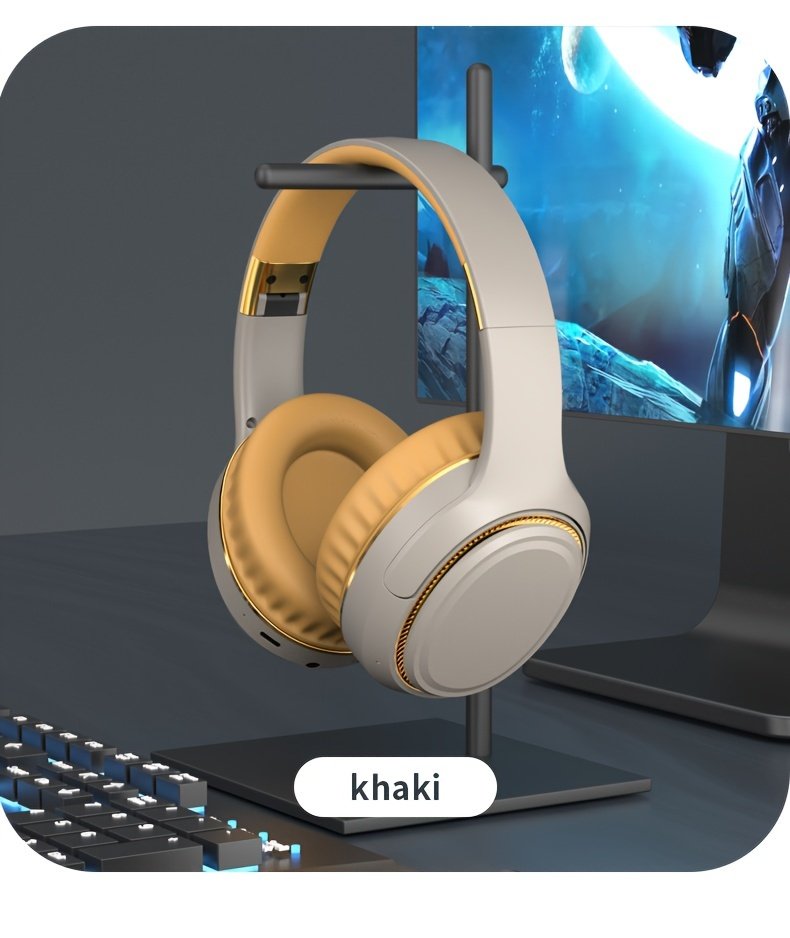 Ultra-large Capacity 400 MAh Wireless Headphones With Ambient Lighting, HIFI Sound Effects, Music All Day Long, 5.3 Chip, Low Latency, High-quality Headphones, Suitable For Travel, Business, Music, Gifts, Work, Phone Calls - Image 28