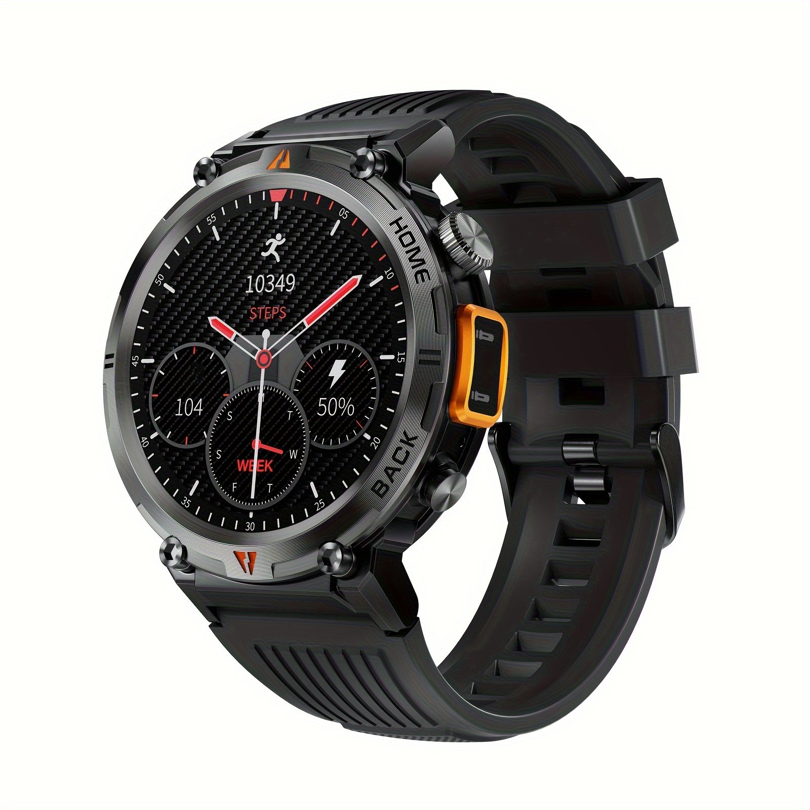 JELLOO Sports Smart Watch With LED Lighting For Men, With Wireless Call Making Function(Answer/Make Calls), 3.68cm HD Smart Watch Smartwatch For Android & IPhone Phone - Image 8