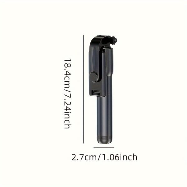 Selfie Pole Shooting Mobile Phone Holder, Floor-standing Tripod Selfie God, Travel Convenient 360-degree Rotation, Live Broadcast Camera Outdoor Handheld Anti-shake Panoramic Camera - Image 6