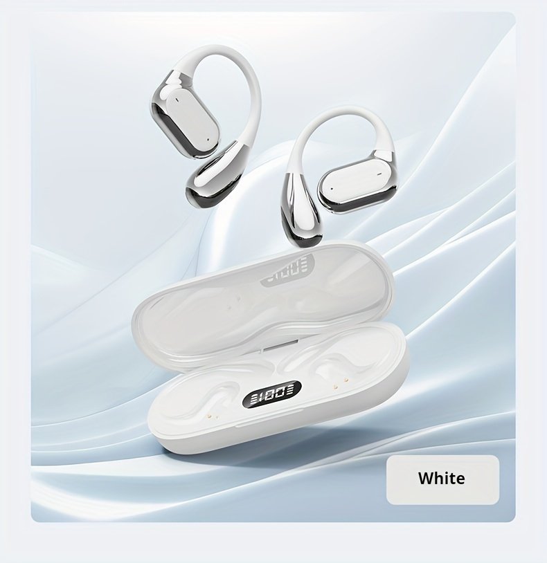 2024 NEW Style True Wireless On-Ear Sleeping Comfortable Headset Music Couples Earbuds TWS HIFI Dolby Bass ACC Stereo HD Calling Earphones for Android & Iphone Cellphone Sports Earpieces Smart Headphones - Image 20