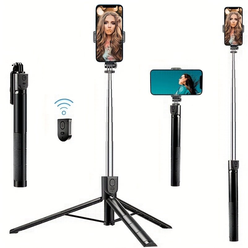 Selfie Stick Tripod 170cm/67inch With Wireless Remote Extendable Portable 360 Degree Rotation Ultra Long For Cell Phone - Image 2