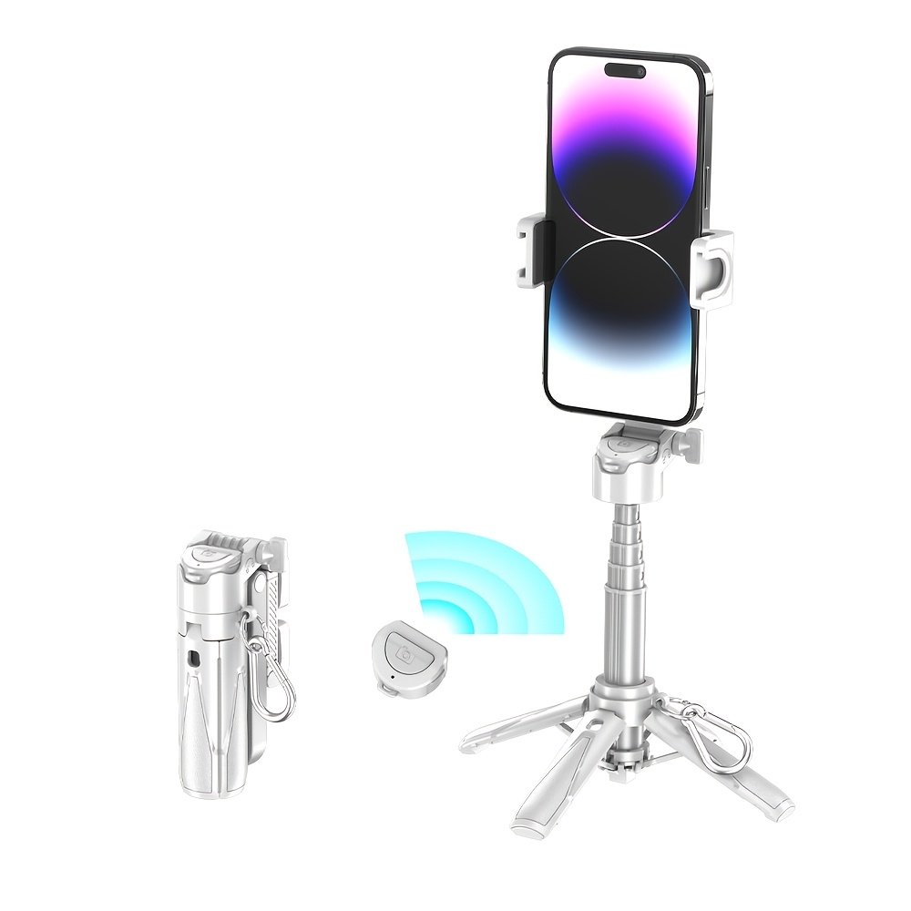16-inch Extendable Selfie Stick with Wireless Remote, Smartphone Tripod Stand, 360° Rotating, One-Click Expandable, DSLR Style Handle, ABS Waterproof, for iPhone/Samsung/Android, Ideal for Concerts, Travel, Hiking, Live Streaming - Image 11