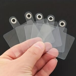 5/10pcs Durable DIY Phone Case Lanyard Kit with Wrist Strap & Card Holder - Break-Resistant, Transparent Material for Secure Attachment of Keys/Cards