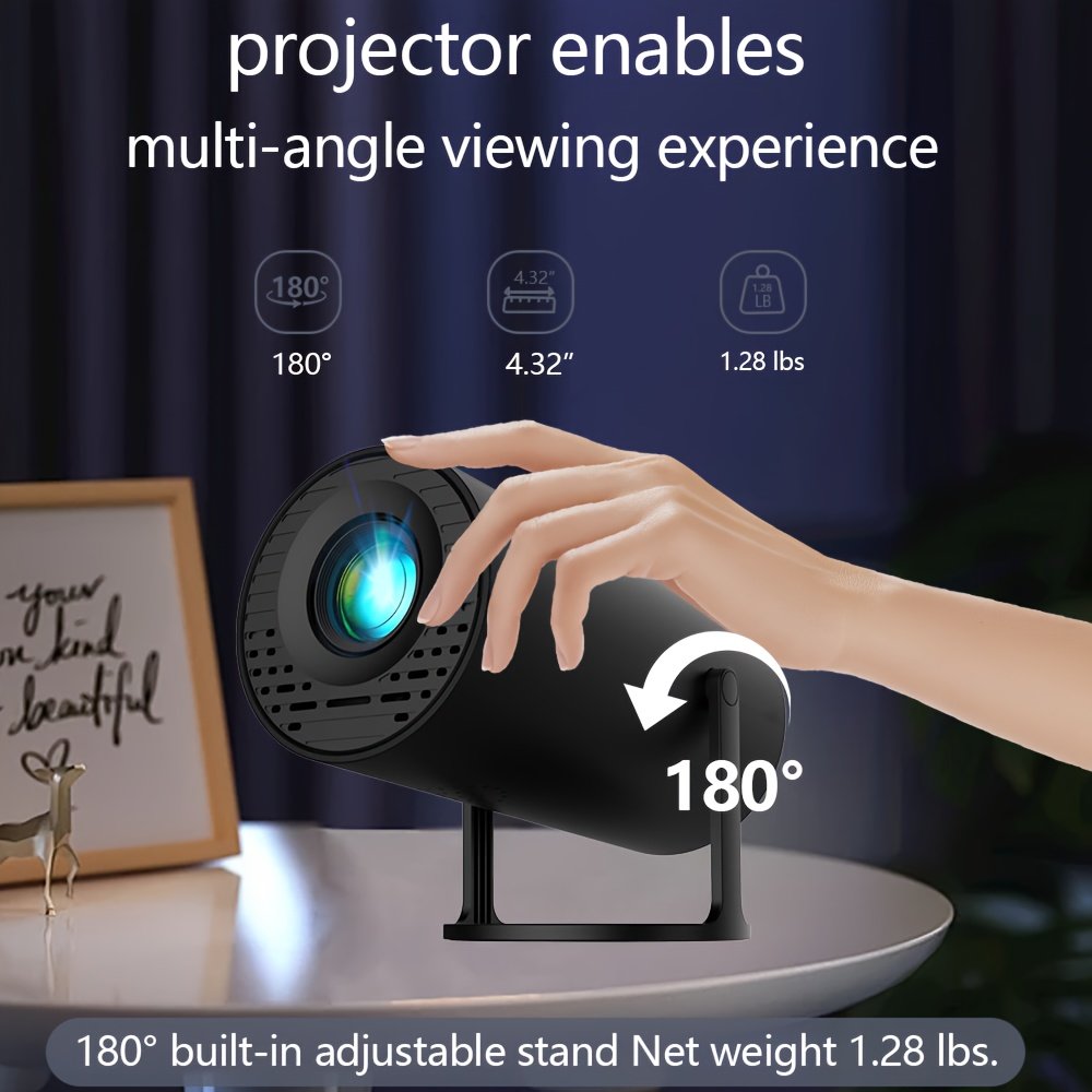 Y300 Compact 720P Mini Projector - USB Powered, Portable & Compatible with iOS/Android Smartphones, Supports Power Banks for On-the-Go Movie Night, Sleek Design, Perfect Christmas Gift, Carry, Immediate Upgrade, Professional Visual Experience - Image 13