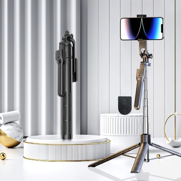 Portable Selfie Stick Tripod, 360 Degree Rotation, Multifunctional Outdoor Travel Tool, Live Broadcast, Mini Selfie and Video Log, Compact, Adjustable, Durable Smartphone Design - Image 3