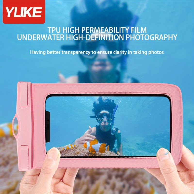 Waterproof Mobile Phone Bag, Double-layer Floating Leakproof Dry Storage Bag For 18.29 Cm Mobile Phone - Image 3