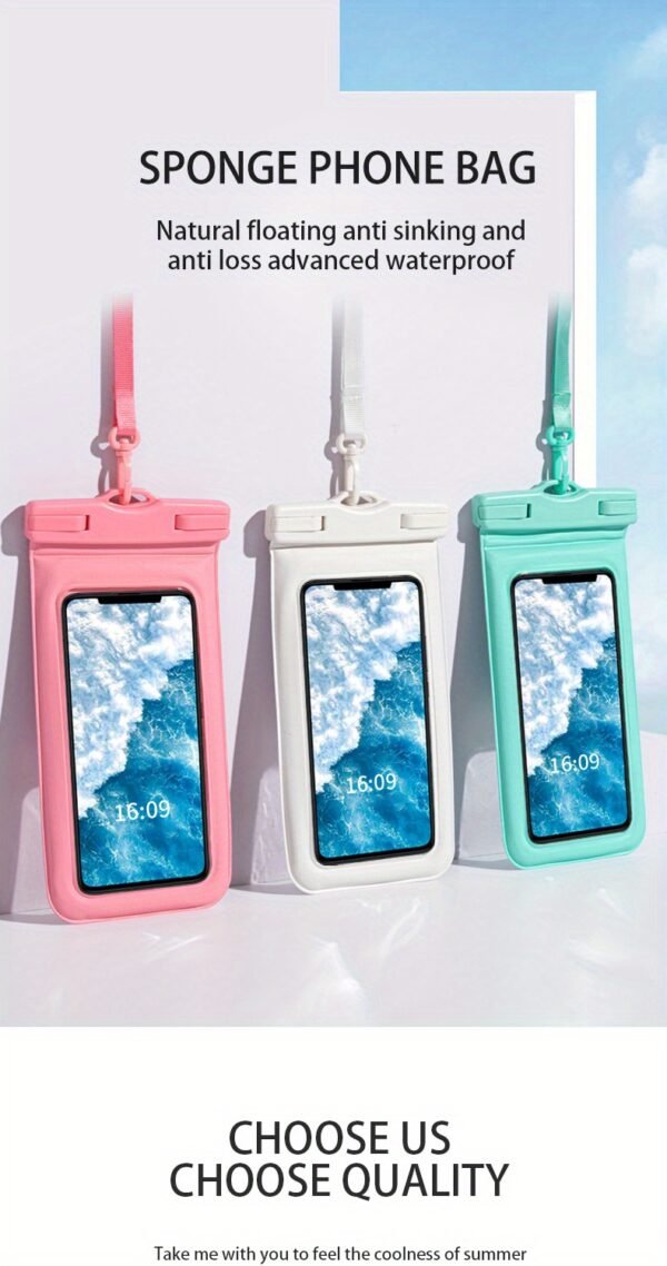 Waterproof Mobile Phone Bag, Double-layer Floating Leakproof Dry Storage Bag For 18.29 Cm Mobile Phone - Image 13