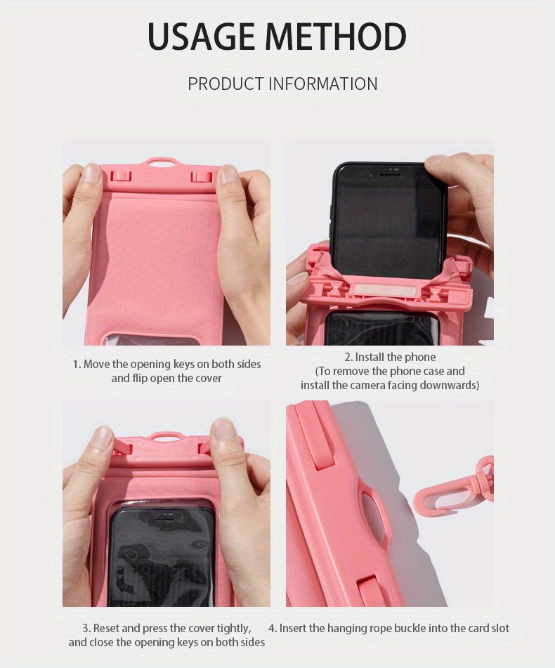 Waterproof Mobile Phone Bag, Double-layer Floating Leakproof Dry Storage Bag For 18.29 Cm Mobile Phone - Image 22