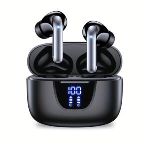 Wireless Earphone, Wireless 5.3 Headphones, 13MM Horn, 30H Playtime, Type-C Fast Charging Case, Stereo Wireless In-Ear Headphones For IPhone/Android In-Ear Headphones, Gaming Business Sports Headset Ear Microphone. With Digital Power Display