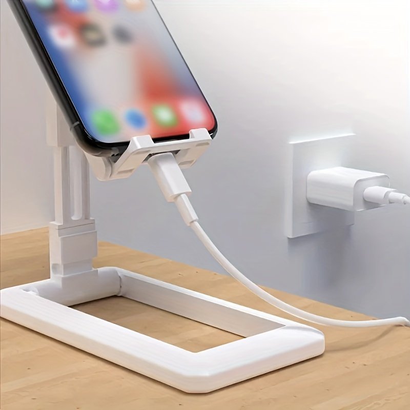 Foldable Phone Stand: Adjustable, Portable, and Durable for All Devices - Made of High-Quality Plastic - Image 2