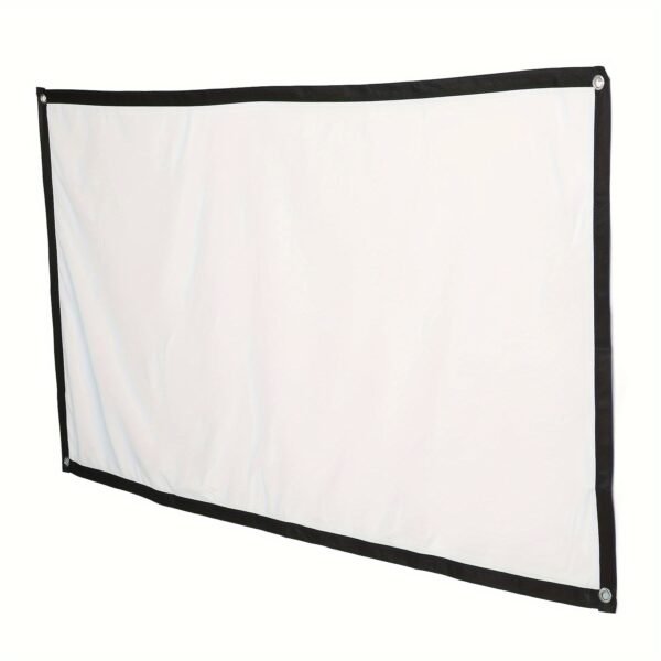 60-Inch 4K HD Portable Projector Screen - Double Sided, Washable & Foldable for Indoor/Outdoor Home Theater, Camping Parties & Office Use, Projector for Movies On Wall