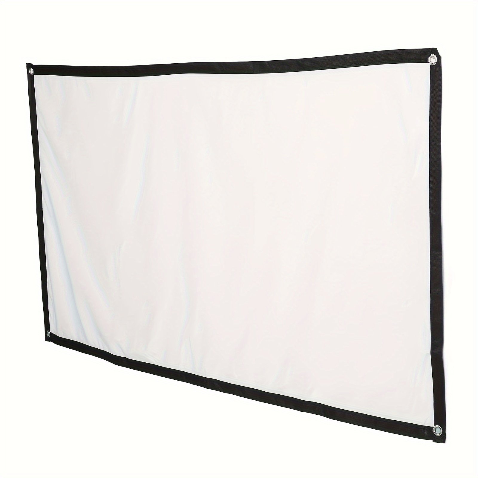 60-Inch 4K HD Portable Projector Screen - Double Sided, Washable & Foldable for Indoor/Outdoor Home Theater, Camping Parties & Office Use, Projector for Movies On Wall