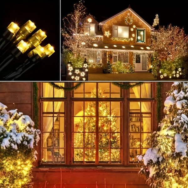 Solar Powered Outdoor String Lights, Copper Wire LED Fairy Lights for Garden, Patio, Party, Yard, Window and Easter Decor, Suitable for 14+ Age Group - 100/200 LEDs - Image 9