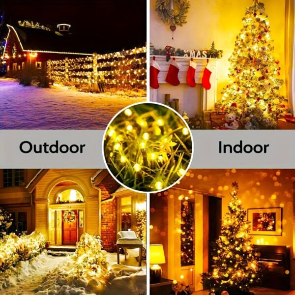 Solar Powered Outdoor String Lights, Copper Wire LED Fairy Lights for Garden, Patio, Party, Yard, Window and Easter Decor, Suitable for 14+ Age Group - 100/200 LEDs - Image 10