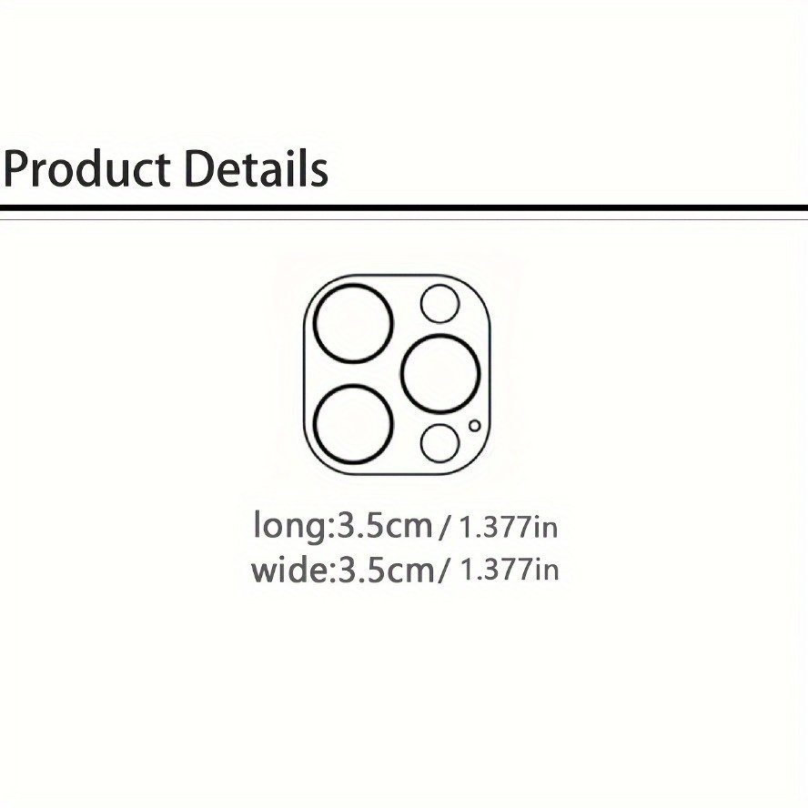 4pcs Full-Coverage for iPhone 11/12/13/14/15/16 Pro Max Camera Lens Protector - Transparent & Protective Glass - Image 4