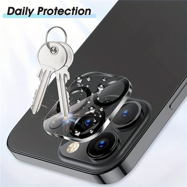 4pcs Full-Coverage for iPhone 11/12/13/14/15/16 Pro Max Camera Lens Protector - Transparent & Protective Glass - Image 9