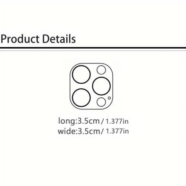 4pcs Full-Coverage for iPhone 11/12/13/14/15/16 Pro Max Camera Lens Protector - Transparent & Protective Glass - Image 10