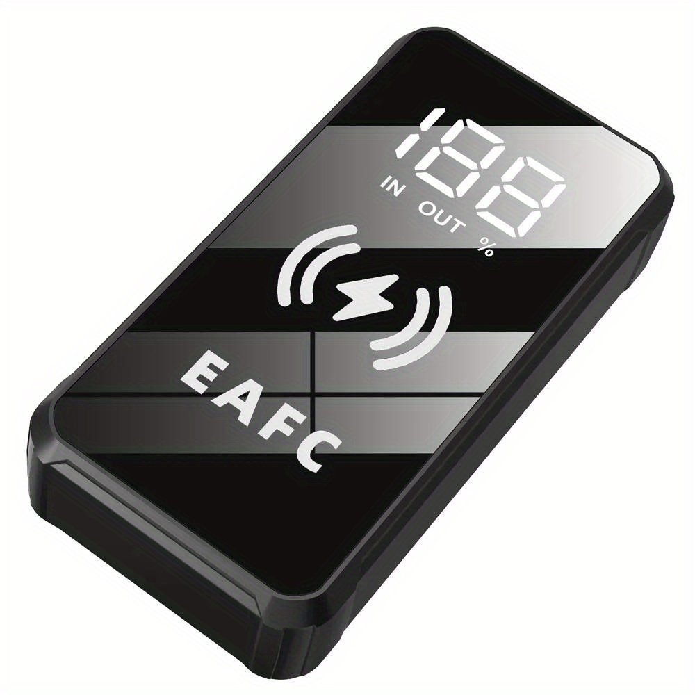 EAFC MultiFunction Portable Car Jump Starter with Wireless Charging Function, Rechargeable Lithium Battery-18650 Series, 10W Output Power, USB Charging, for 6.0L Gasoline Car 4.0L Diesel Car Starter - Image 19