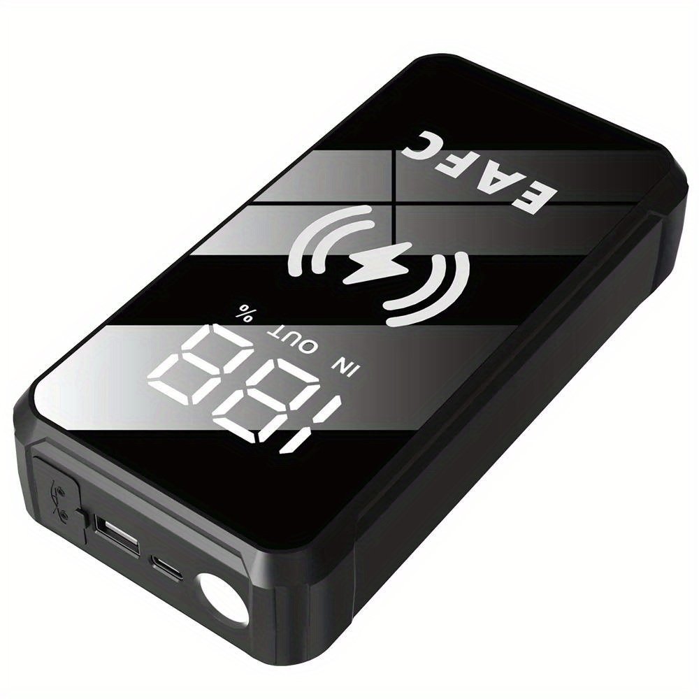 EAFC MultiFunction Portable Car Jump Starter with Wireless Charging Function, Rechargeable Lithium Battery-18650 Series, 10W Output Power, USB Charging, for 6.0L Gasoline Car 4.0L Diesel Car Starter - Image 20