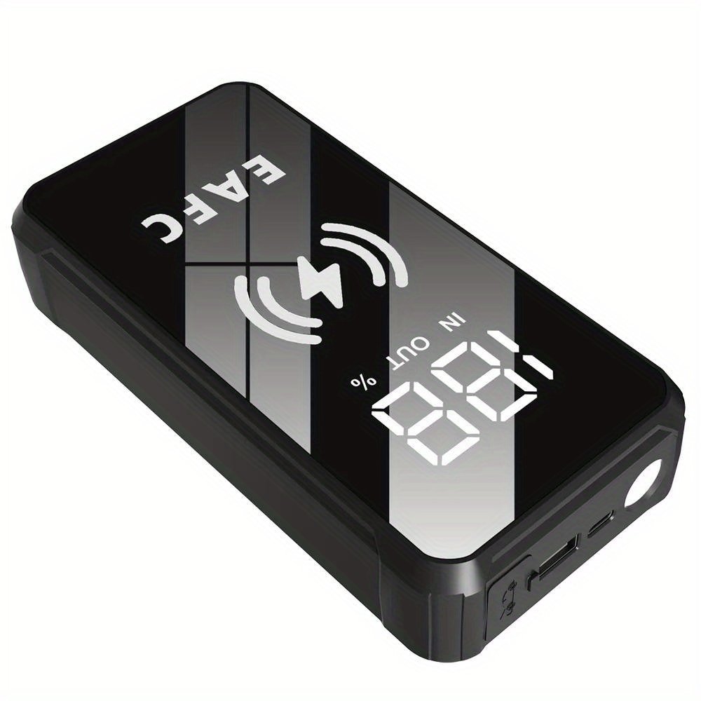 EAFC MultiFunction Portable Car Jump Starter with Wireless Charging Function, Rechargeable Lithium Battery-18650 Series, 10W Output Power, USB Charging, for 6.0L Gasoline Car 4.0L Diesel Car Starter - Image 22