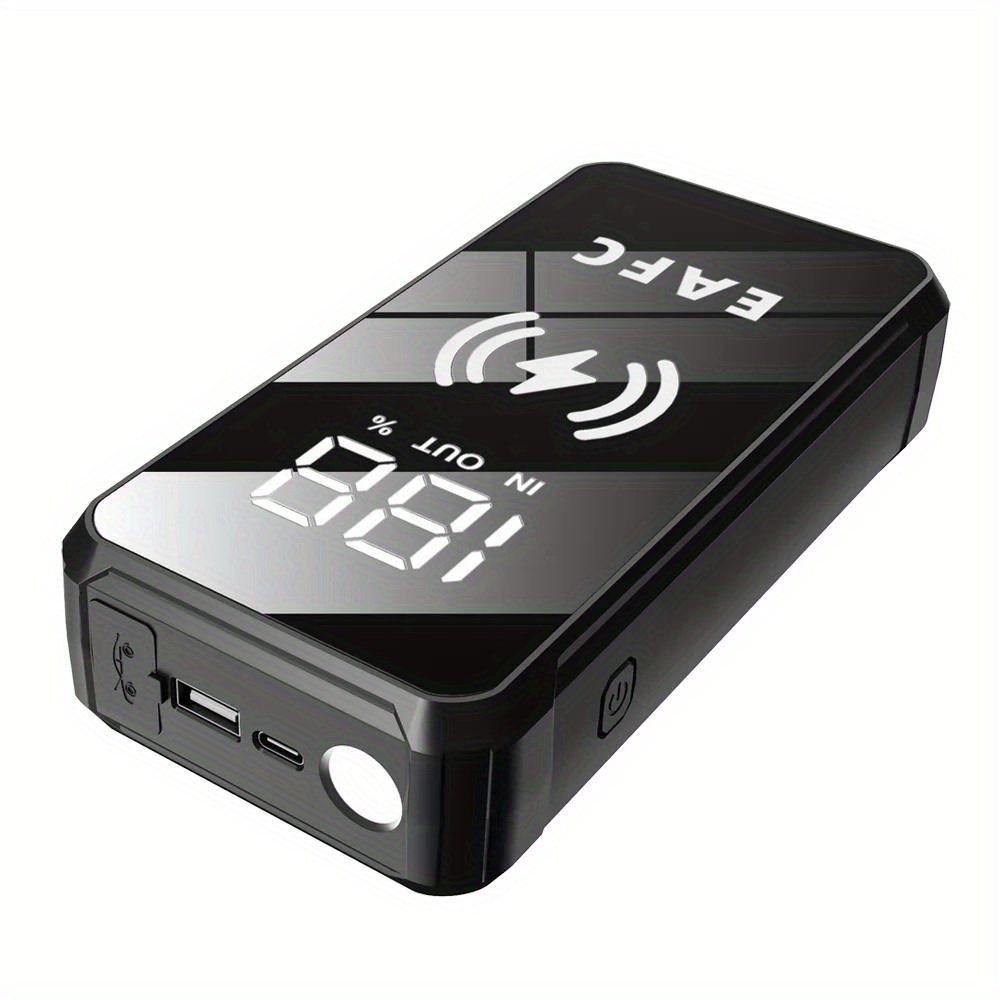 EAFC MultiFunction Portable Car Jump Starter with Wireless Charging Function, Rechargeable Lithium Battery-18650 Series, 10W Output Power, USB Charging, for 6.0L Gasoline Car 4.0L Diesel Car Starter - Image 25
