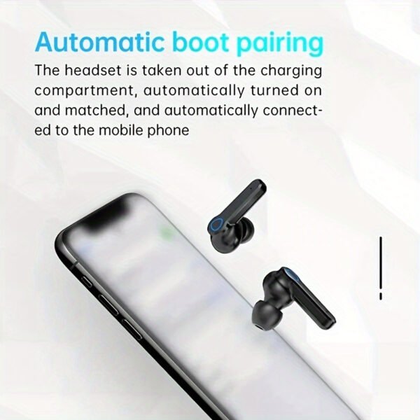 1 Pair Anime Themed In-Ear Wireless Earbuds M19, HiFi Sound, Fingerprint Touch Control, 9D Stereo, Noise Isolation, with LED Display, Rechargeable Case, Condenser Mic, Detachable Cable, Volume Control, Sweat-Resistant, Wireless, Voice Call Noise Reduction - Image 9