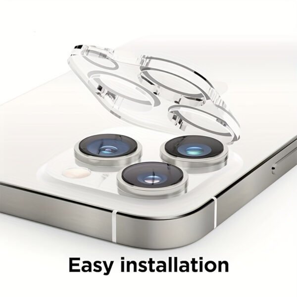 Premium Tempered Glass Screen Protector + Camera Lens Protector for iPhone 16 Pro/15 Pro Max - Shatterproof, Scratch-resistant, Anti-fingerprint - Image 10