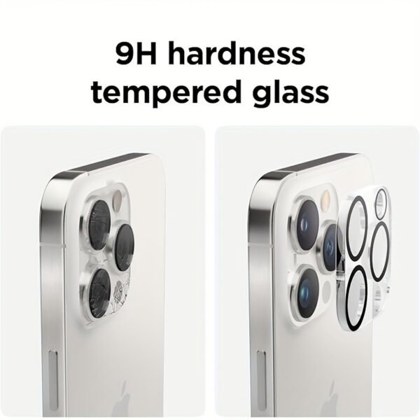 Premium Tempered Glass Screen Protector + Camera Lens Protector for iPhone 16 Pro/15 Pro Max - Shatterproof, Scratch-resistant, Anti-fingerprint - Image 14