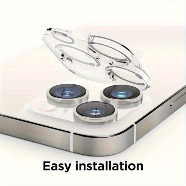 Premium Tempered Glass Screen Protector + Camera Lens Protector for iPhone 16 Pro/15 Pro Max - Shatterproof, Scratch-resistant, Anti-fingerprint - Image 2
