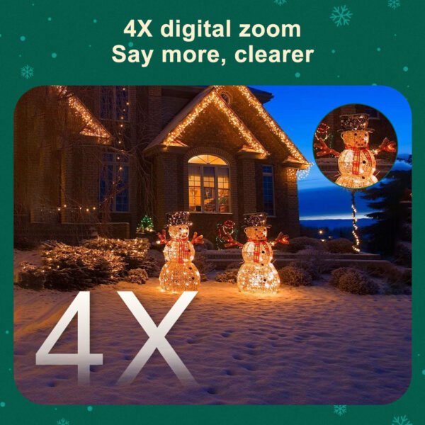 1080P HD WJG E27 Light Bulb Camera - Dual Band WiFi (2.4G+5G) Auto-Tracking, Color Night Vision, AI Motion Alerts for Home Security & Pet Monitoring with Cloud/Card Storage Support - Image 5