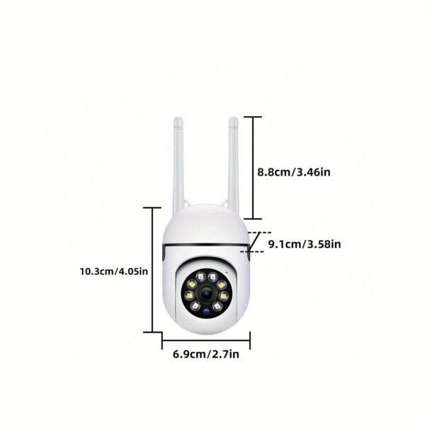 WJG HD 1080P Security Camera - Dual Band WiFi (2.4G+5G),, Auto-Tracking, Alerts & Color Night Vision, AI Motion Detection, Wide Angle Viewing, USB Powered with Cloud Storage Support - Image 3