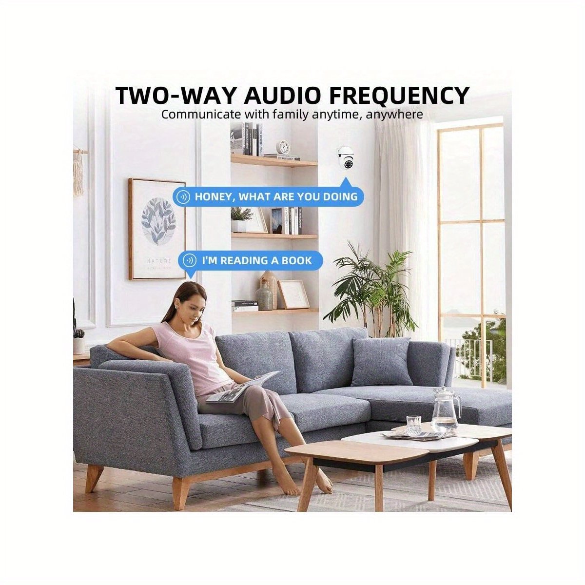 WJG HD 1080P Security Camera - Dual Band WiFi (2.4G+5G),, Auto-Tracking, Alerts & Color Night Vision, AI Motion Detection, Wide Angle Viewing, USB Powered with Cloud Storage Support - Image 6