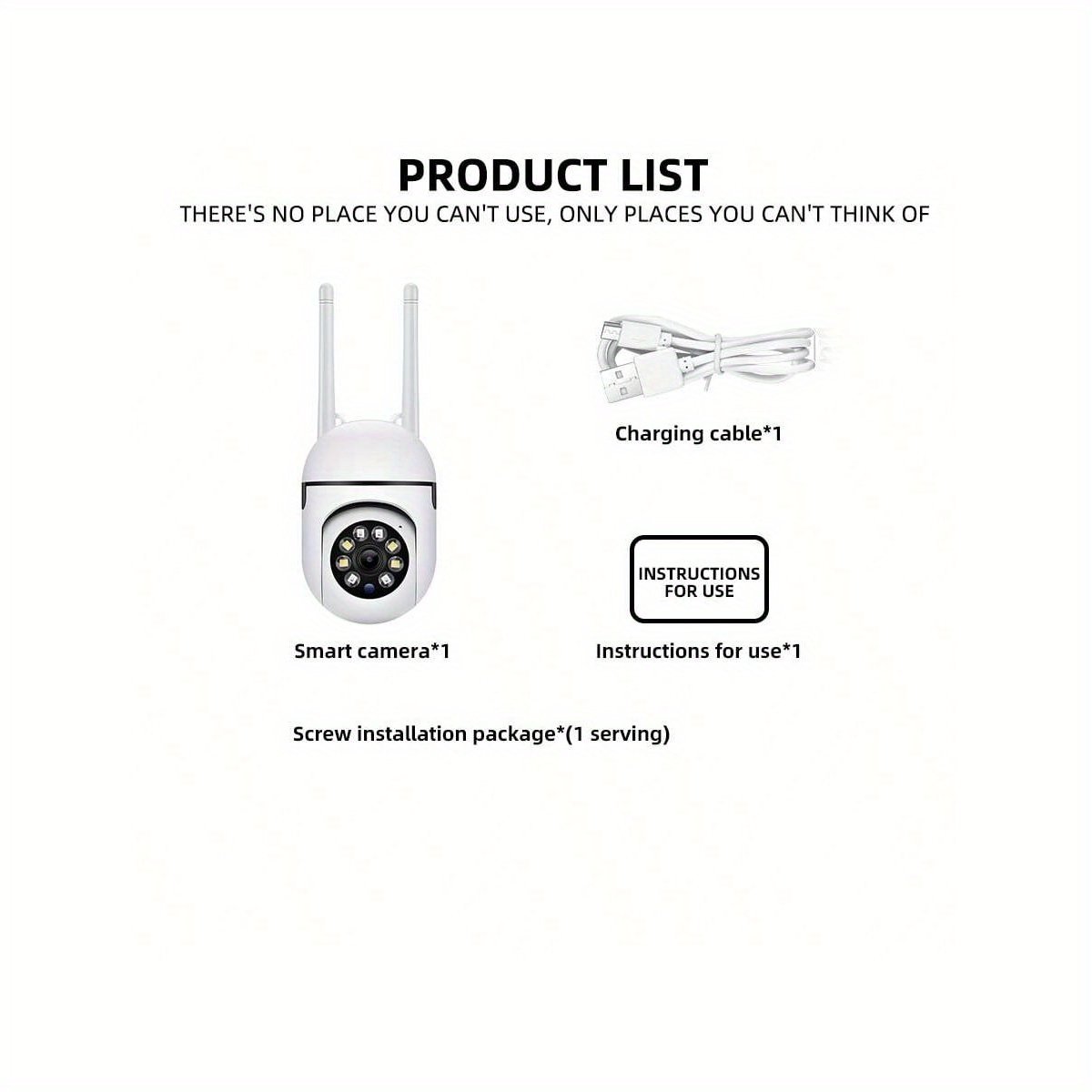 WJG HD 1080P Security Camera - Dual Band WiFi (2.4G+5G),, Auto-Tracking, Alerts & Color Night Vision, AI Motion Detection, Wide Angle Viewing, USB Powered with Cloud Storage Support - Image 8