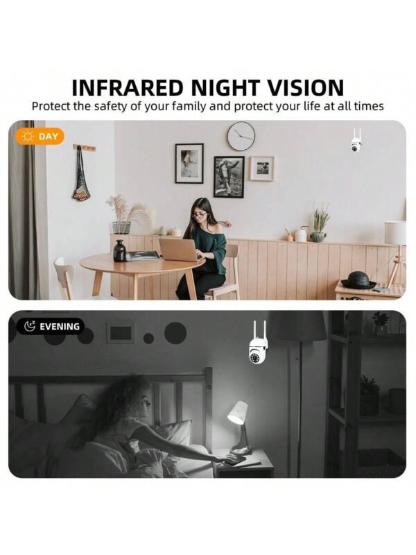 WJG HD 1080P Security Camera - Dual Band WiFi (2.4G+5G),, Auto-Tracking, Alerts & Color Night Vision, AI Motion Detection, Wide Angle Viewing, USB Powered with Cloud Storage Support - Image 11