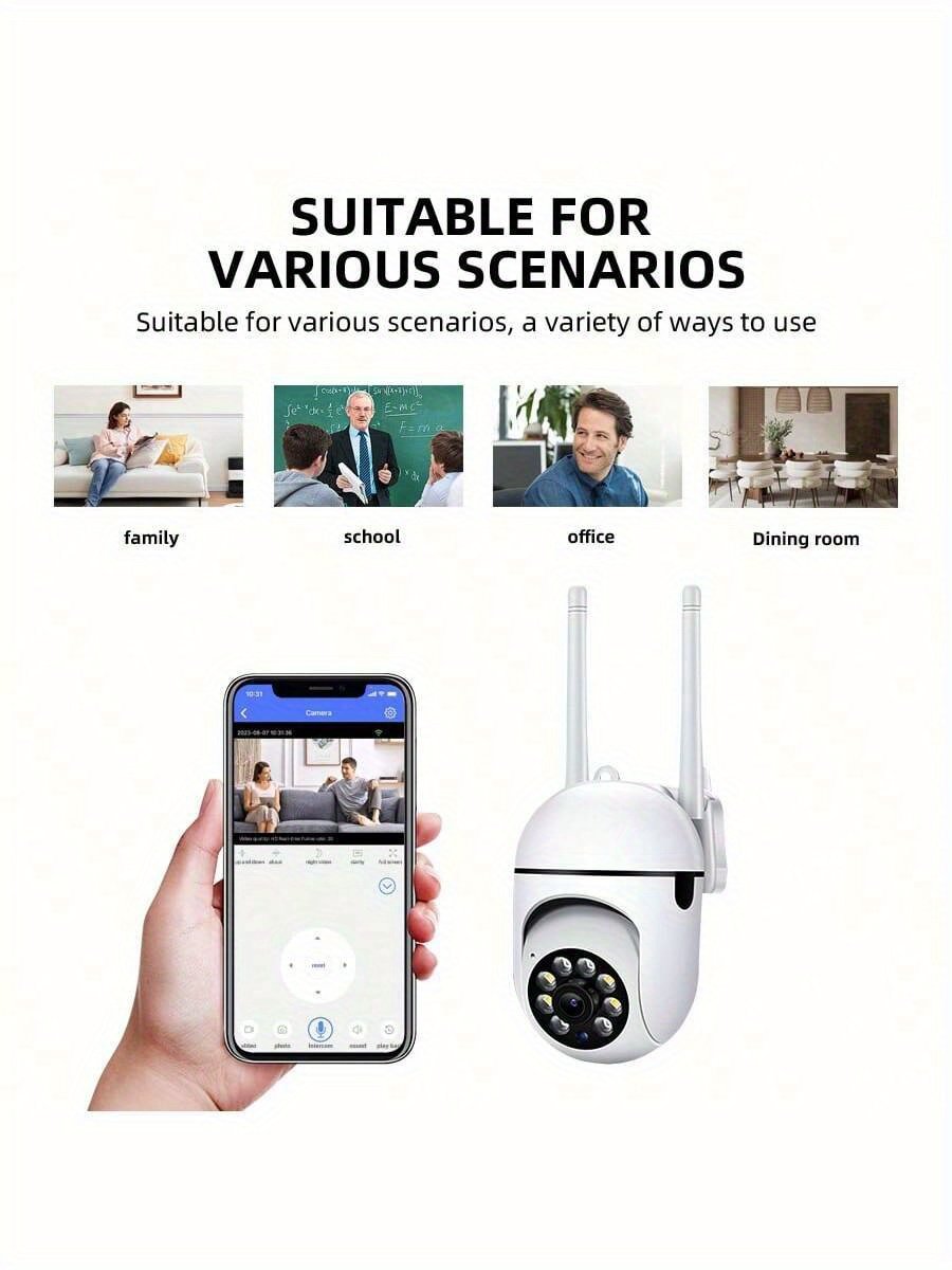 WJG HD 1080P Security Camera - Dual Band WiFi (2.4G+5G),, Auto-Tracking, Alerts & Color Night Vision, AI Motion Detection, Wide Angle Viewing, USB Powered with Cloud Storage Support - Image 14