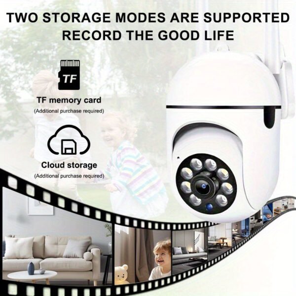 Teruhal Smart Security Camera with 3MP Resolution, WiFi Connectivity, Auto-Tracking, Full-Color Night Vision, AI Motion Detection, 355° Horizontal & 90° Vertical View, Two-Way Audio, Easy Installation - Wall Mountable - Image 22