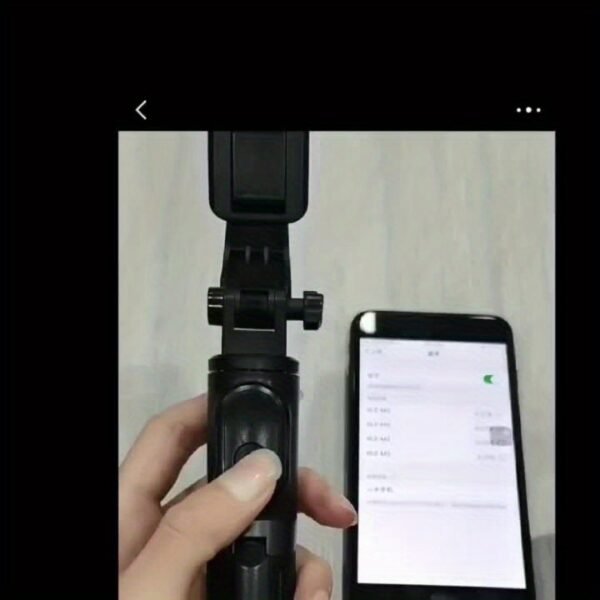 1pc Stainless Steel Adjustable Selfie Stick, Wireless Tripod Stand with Phone Holder, Extendable Telescopic Smartphone Mount for Live Streaming, Portable and Durable - Image 10