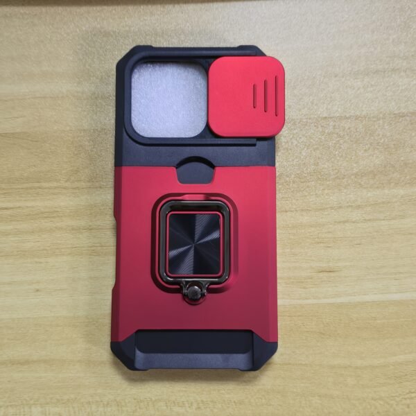 Durable and Sturdy Heavy-duty Phone Case, Suitable for iPhone 16 15 14 13 12 11 Pro XS Max Mini Designed Shock Resistant Hard Phone Case, with Metal Bracket and Card Slot, Suitable for Outdoor Work and Exploration - Image 14